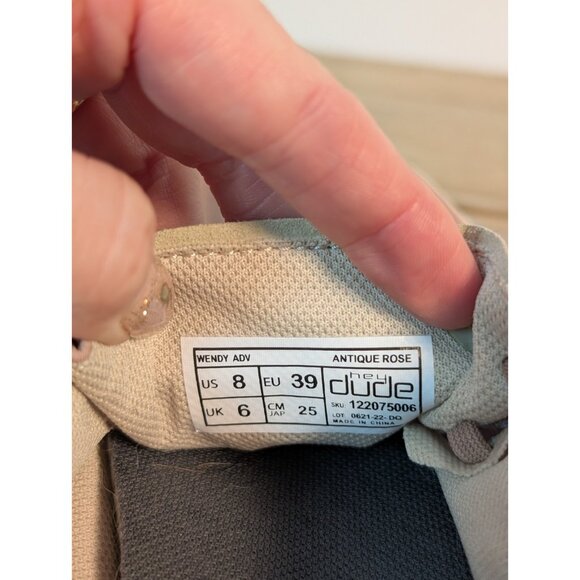 Hey Dude Women's Wendy Adv Antique Rose Sneakers Size 8 Shoes Comfort Dry Step - Picture 12 of 12